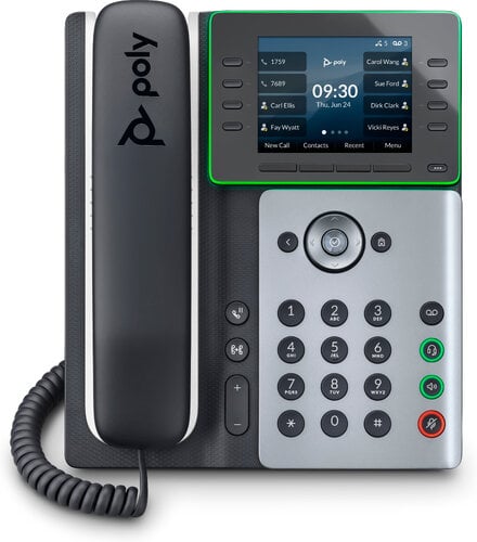 Telefono IP Poly Edge E350 8 Lineas Habilitado par 82M89AA