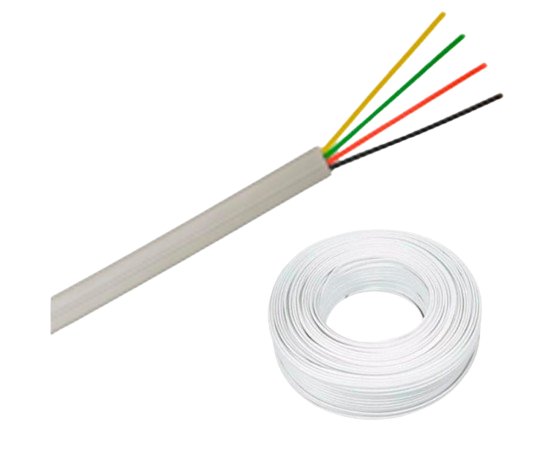 Cable de Alarma SAXXON OWAC4100J 4 Conductores 22 OWAC4100J