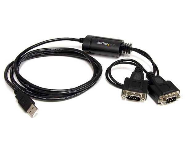 Cable Adaptador FTDI USB a Serie RS232 de 2 Puerto ICUSB2322F