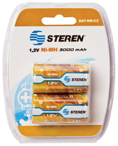 Pilas Steren BAT NM C2 C Recargable 2 Piezas BAT N BAT NM C2