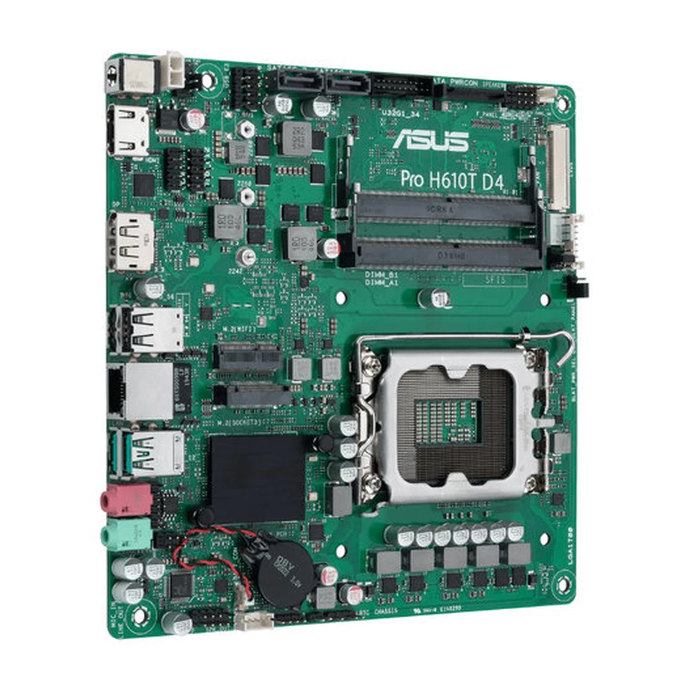 asus tarjeta madre mini pro h610t d4 csm