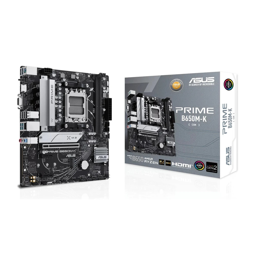 asus tarjeta madre socket prime b650m k
