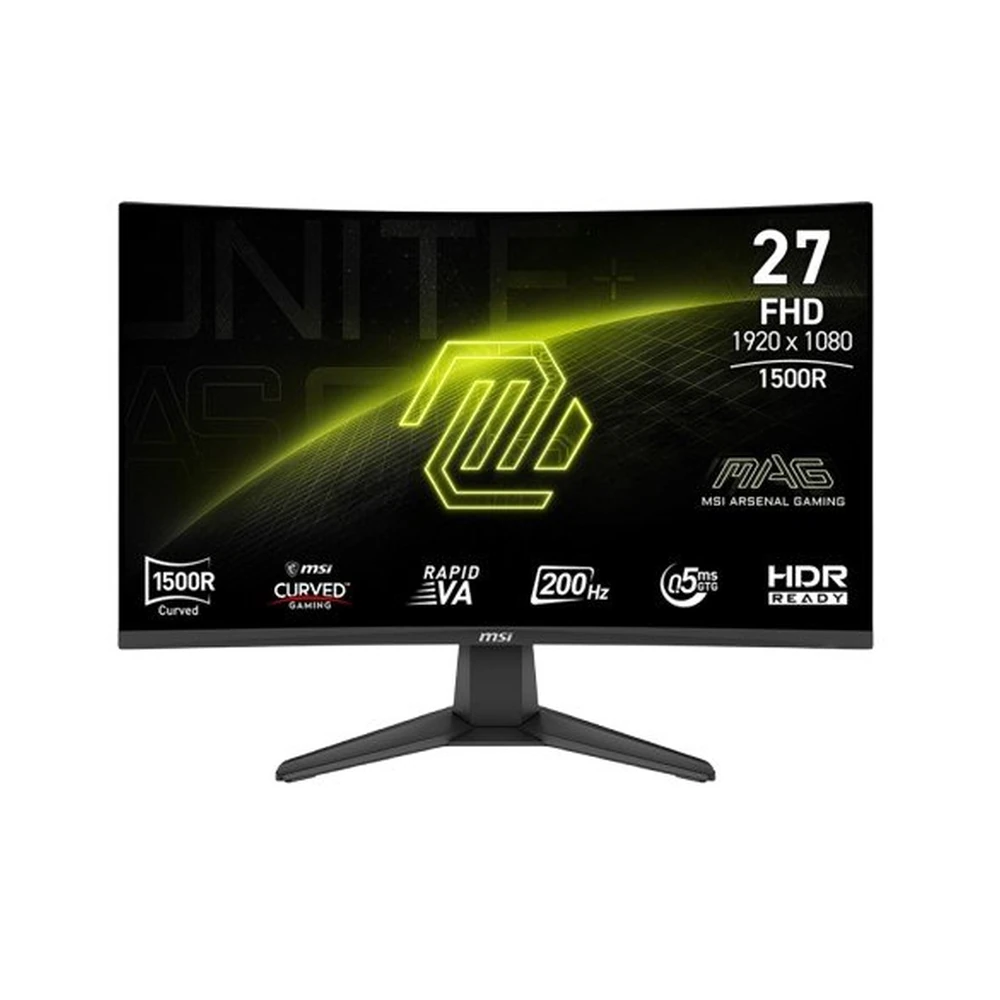 monitor msi gamer pulgadas curvo mag 276cf e20