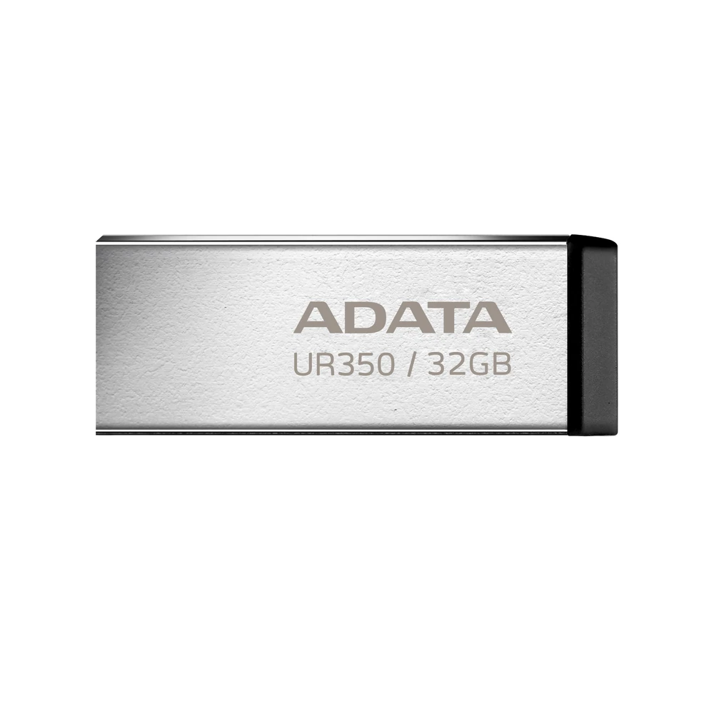 Memoria USB ADATA UR350 32GB USB 3.2 Plata y Negro - Resistente al Agua y Golpes