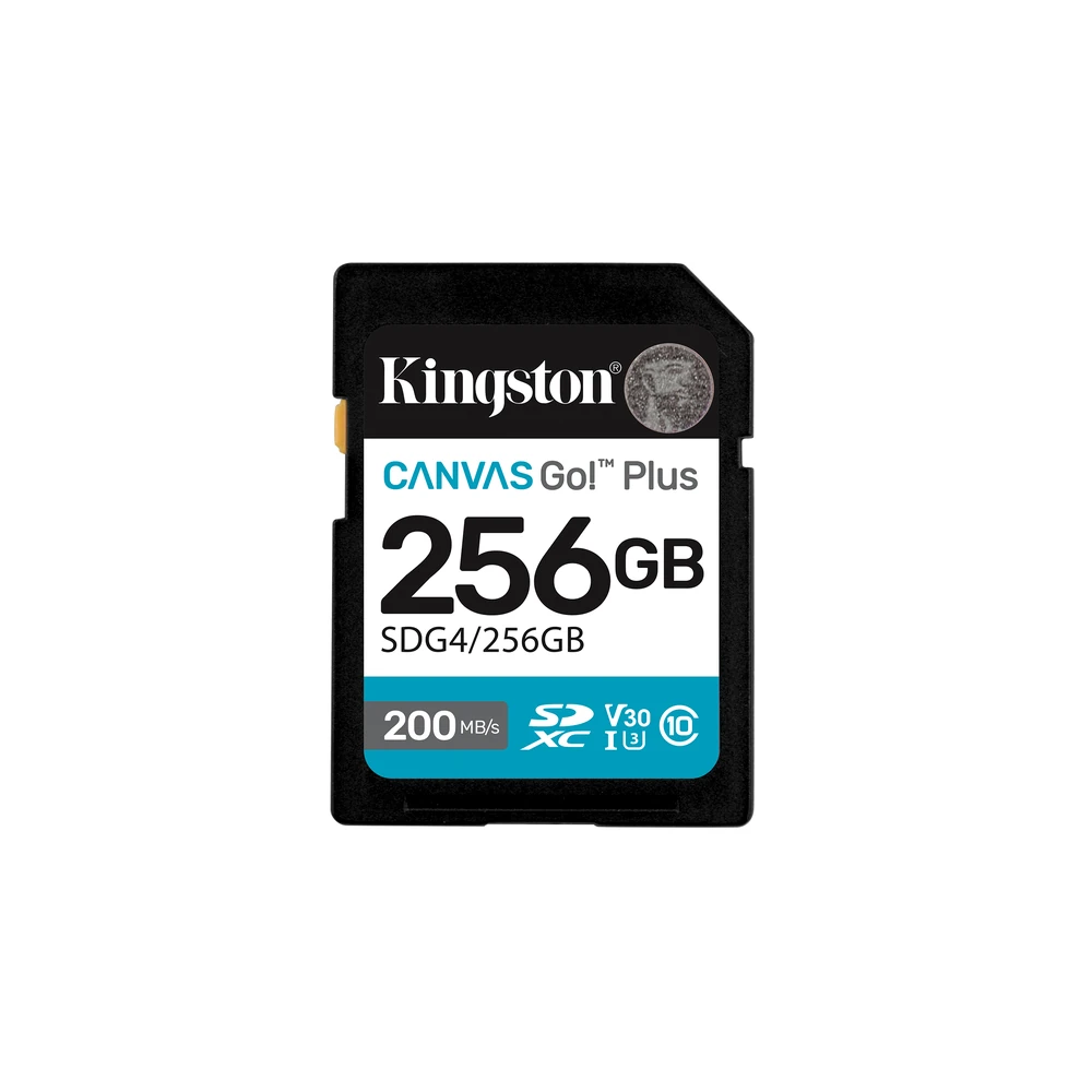 kingston memoria sdxc canvas sdg4 256gb