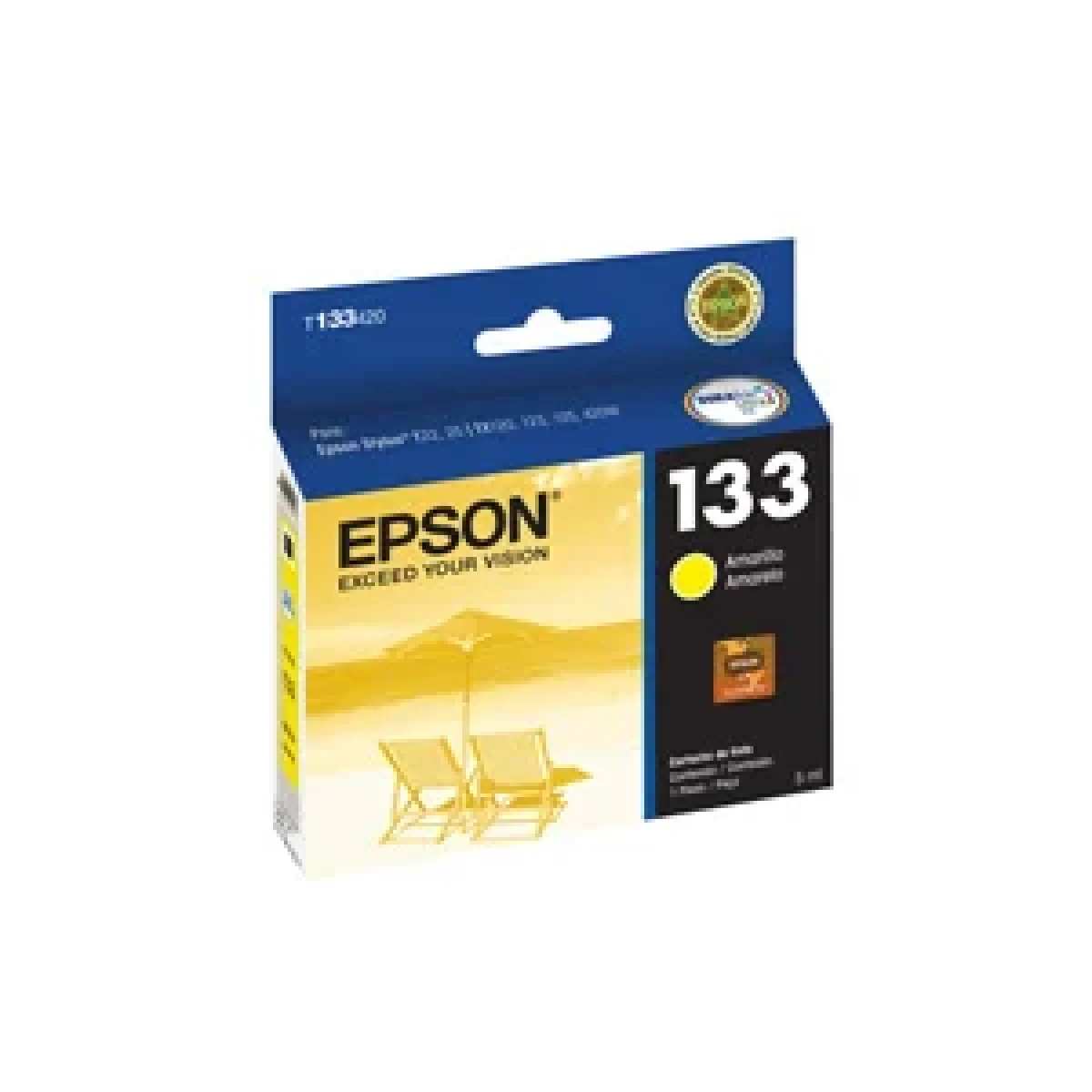 Tinta Epson 133 Amarillo T133420 AL