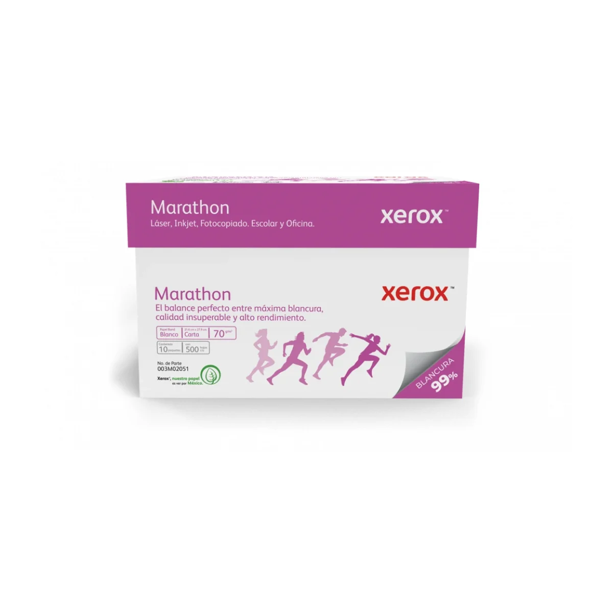 Papel Xerox Bond 003M02051 Carta Blanca 5000 Hojas 003M02051