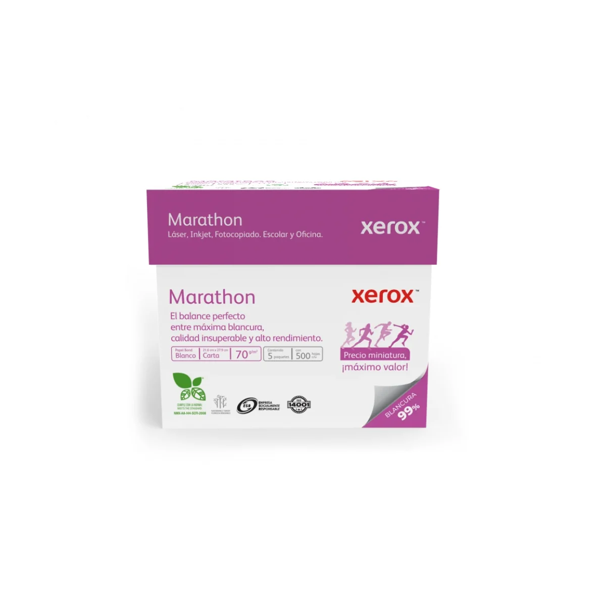 Papel Xerox 003M02055 Carta Blancura 99 2500 Hojas 003M02055