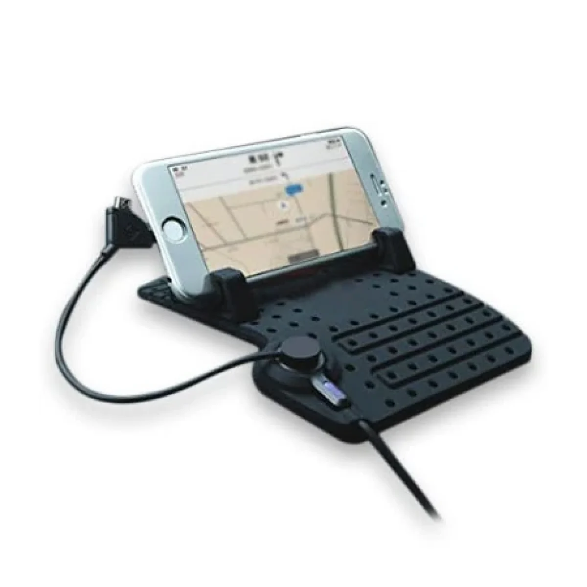 cargador brobotix 054080 pedestal auto micro usb negro