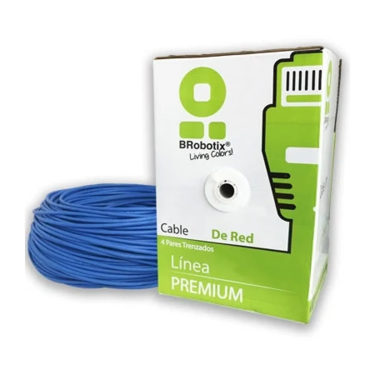Bobina BRobotix Cat5e 305M 24 AWG Azul 065200 065200