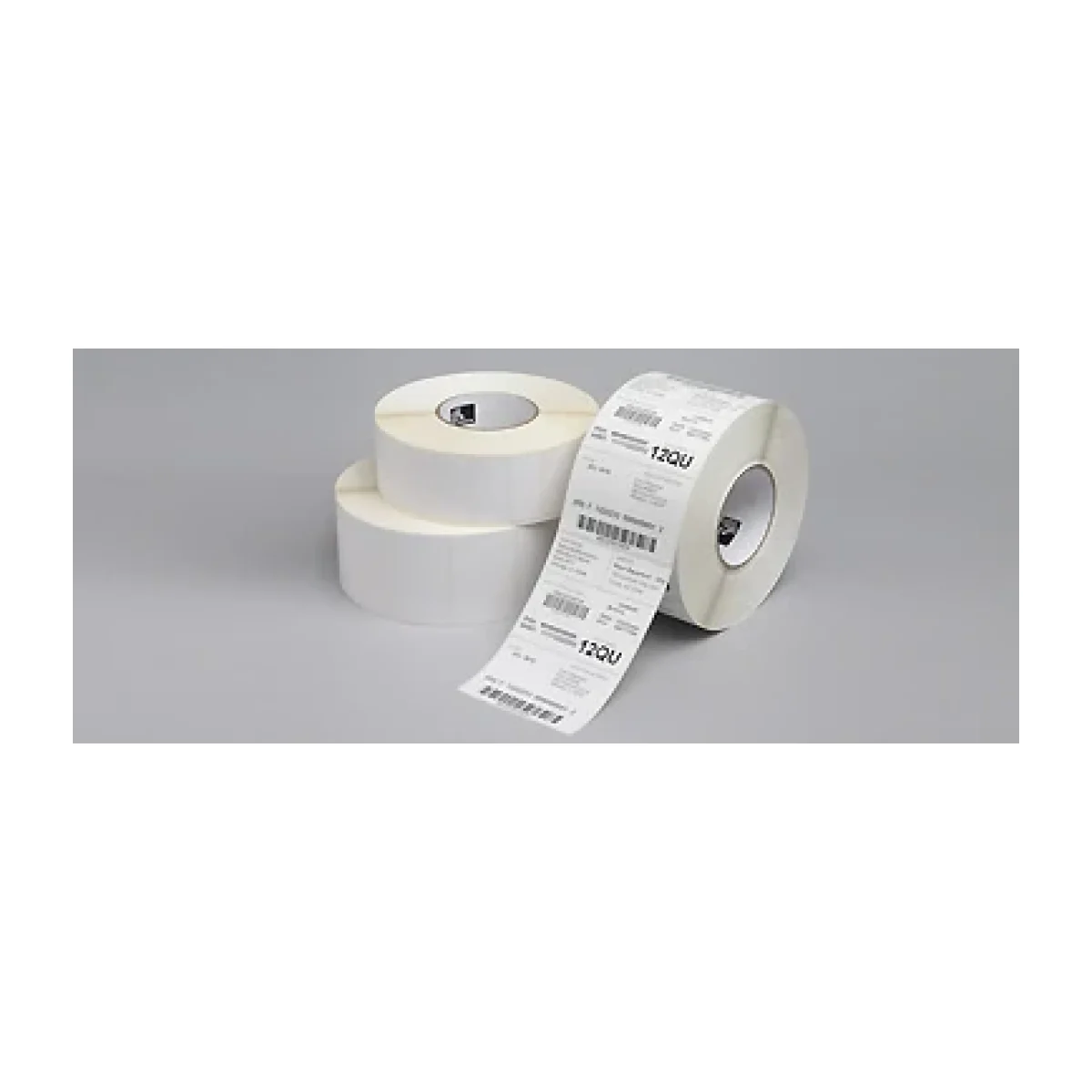 etiqueta zebra 10008519 4x6 pulgadas high tack blanco centro 3 pulgadas