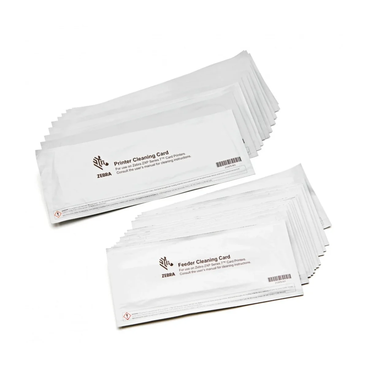 Kit de Limpieza Zebra Technologies 12 Tarjetas para ZXP Series 7 105999 701