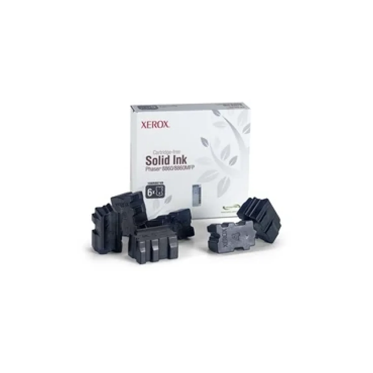 Tinta Solida Xerox 108R00820 Negra 14000 Paginas Caja con 6 Piezas 108R00820