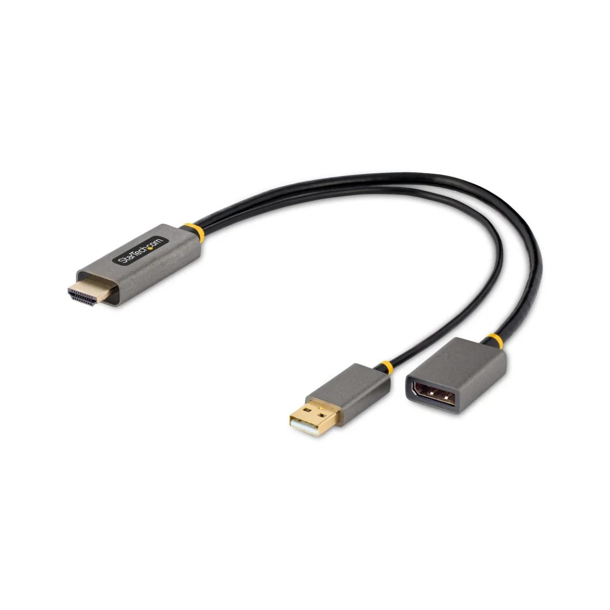 Adaptador de Video StarTechcom HDMI A DisplayPort 4K Alimentacion USB 128 HDMI DISPLAYPORT