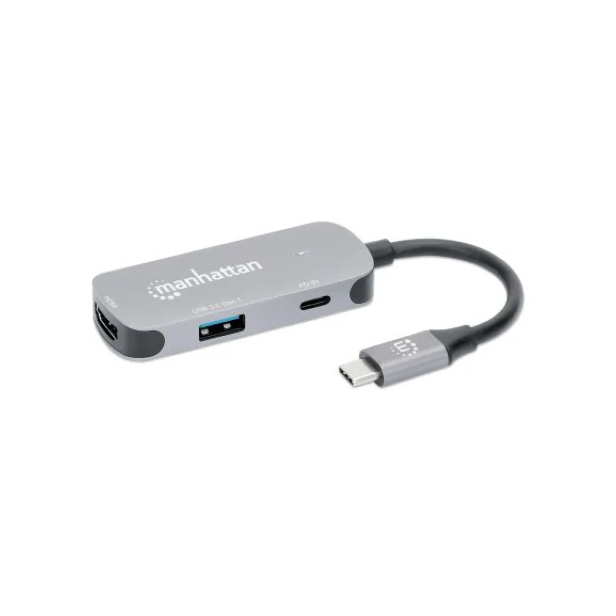 Docking Station Manhattan 130707 USB C USB HDMI Plata 130707