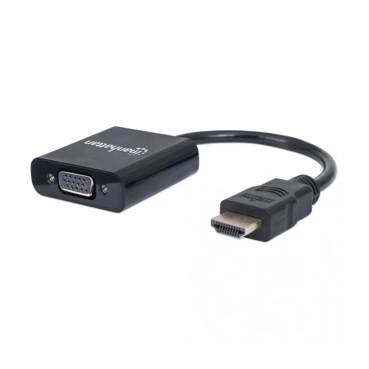 Convertidor Manhattan 151436 HDMI a VGA Macho a Hembra 1080p 151436