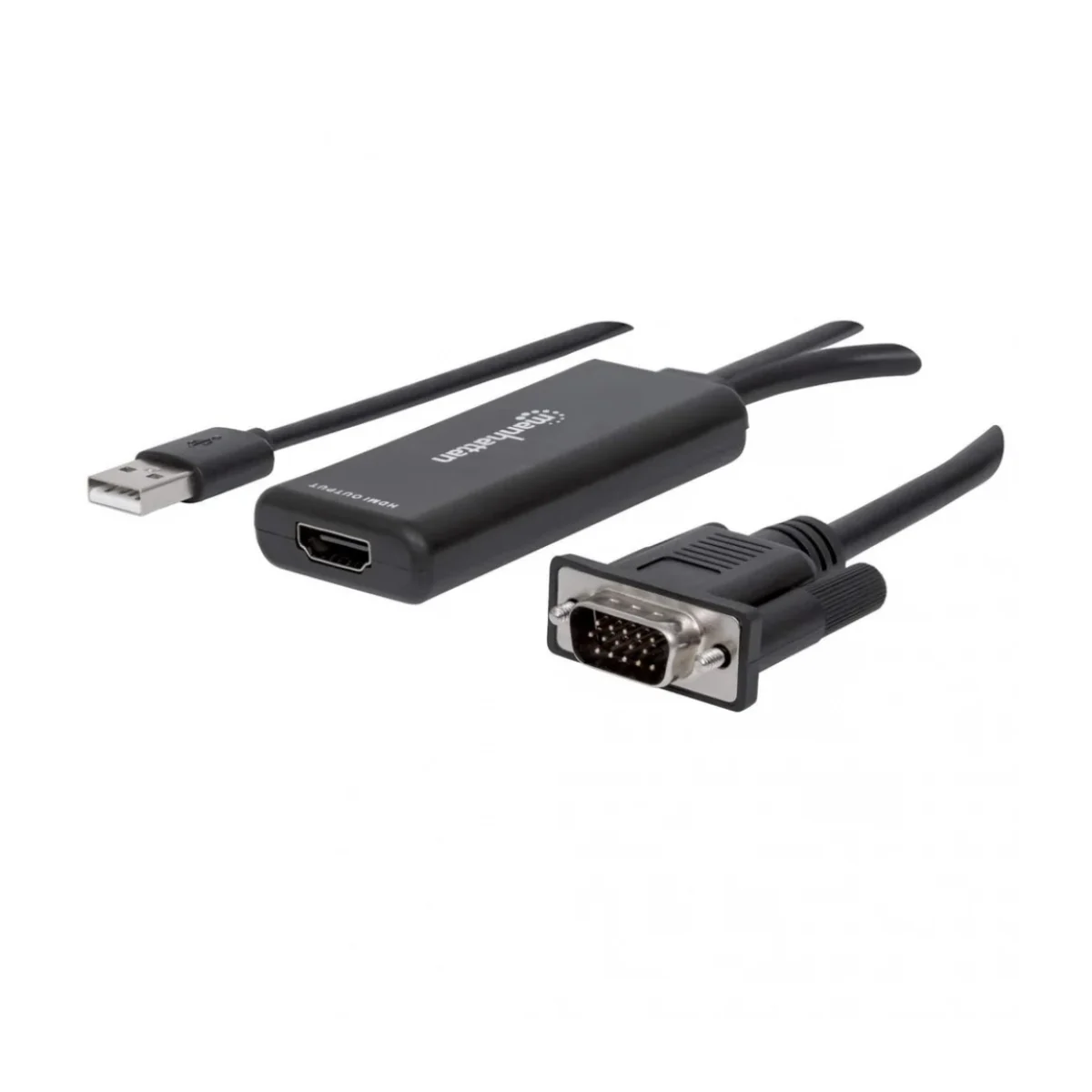 Cable Convertidor Manhattan 152426 VGA Audio USB a 152426