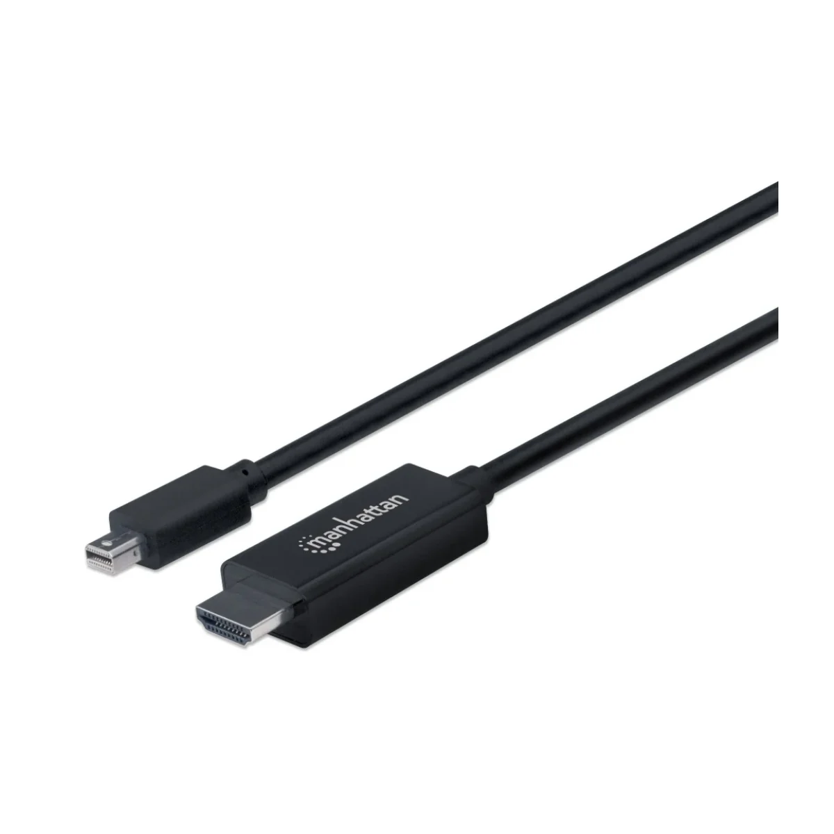 Cable Manhattan 153287 Mini DisplayPort a HDMI 18 Mts Resoluciones de video Ultra HD Negro 153287