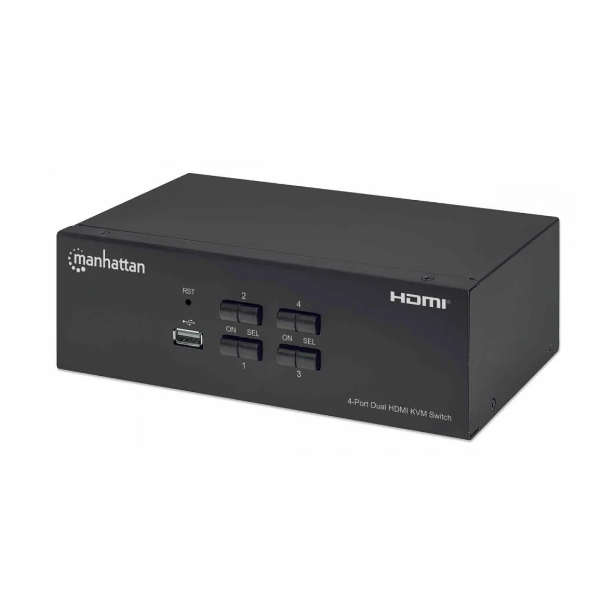 Switch KVM Manhattan 153539 4 Puertos HDMI 4K 30Hz 153539