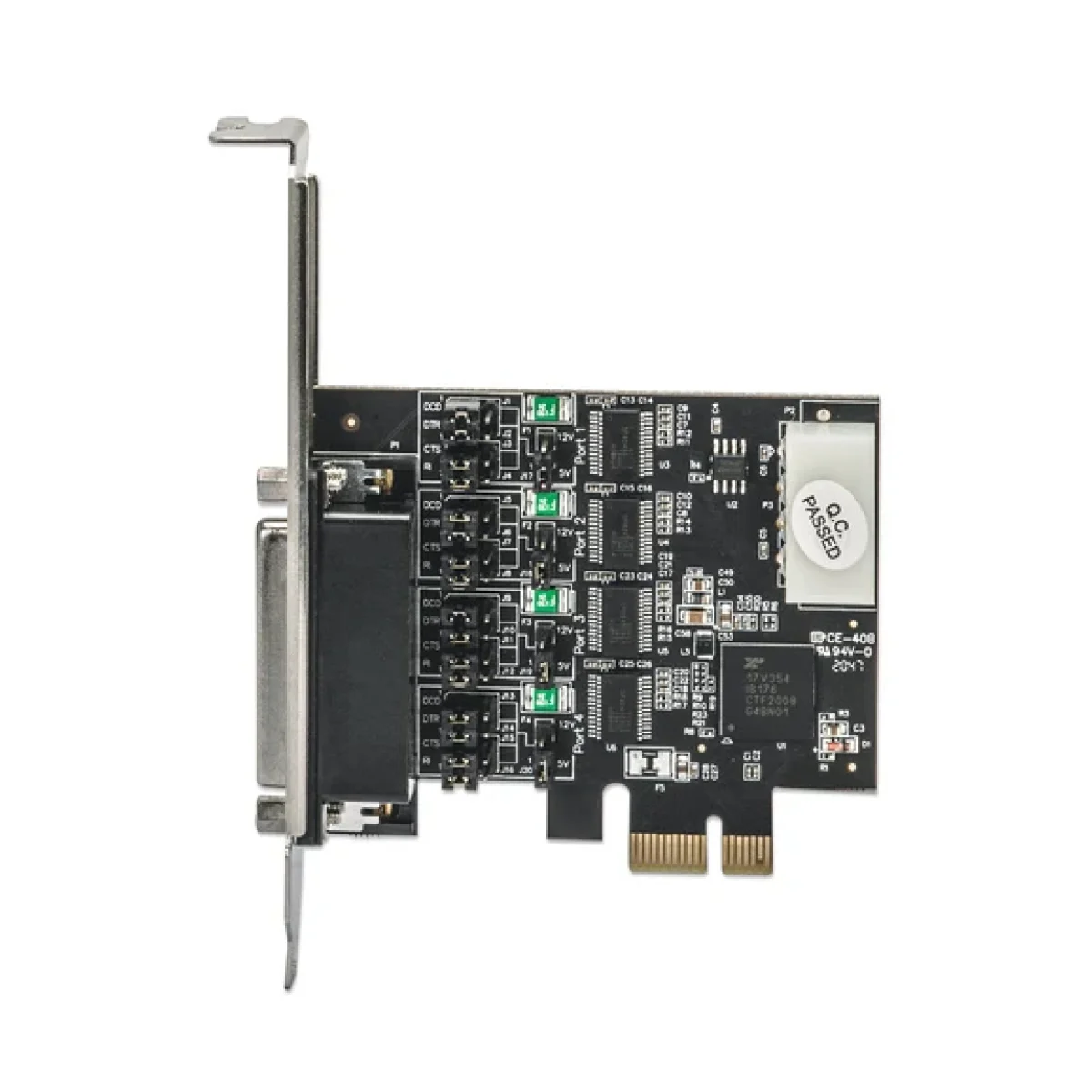 Tarjeta Serial Manhattan 153584 PCI Express 4 Puertos RS 232 153584