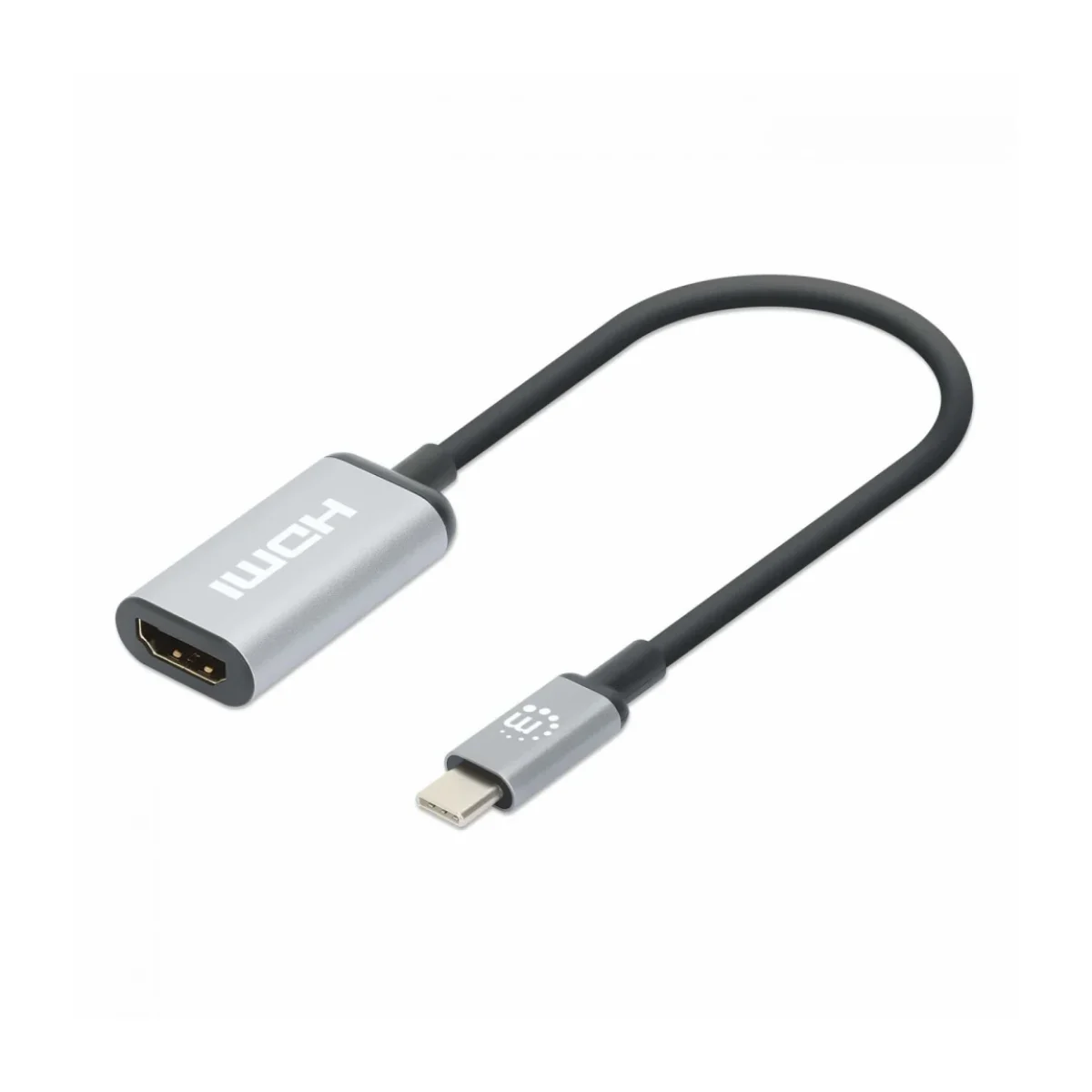 Adaptador Manhattan 153706 USB C a HDMI 15 cm 4K 60Hz 153706