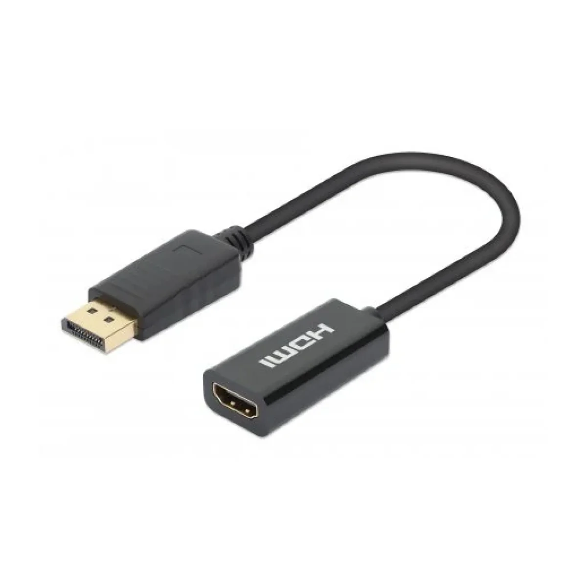 Adaptador Manhattan 153713 DisplayPort a HDMI Negro 153713