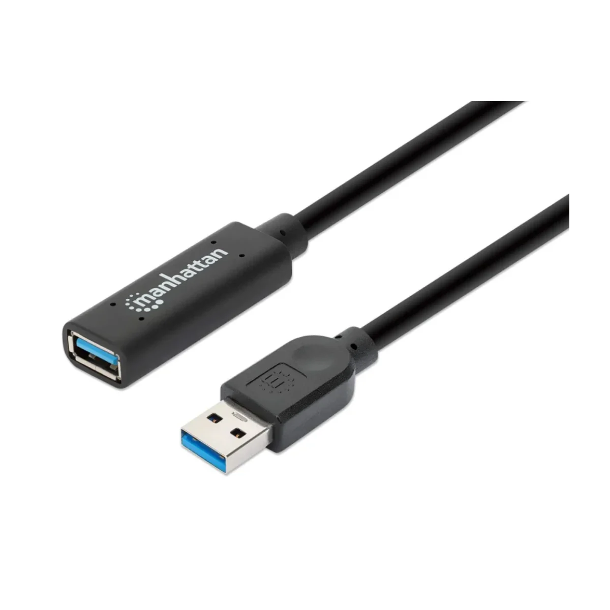 Extension Activa Manhattan 153768 USB A Macho a Hembra 15m Negro 153768