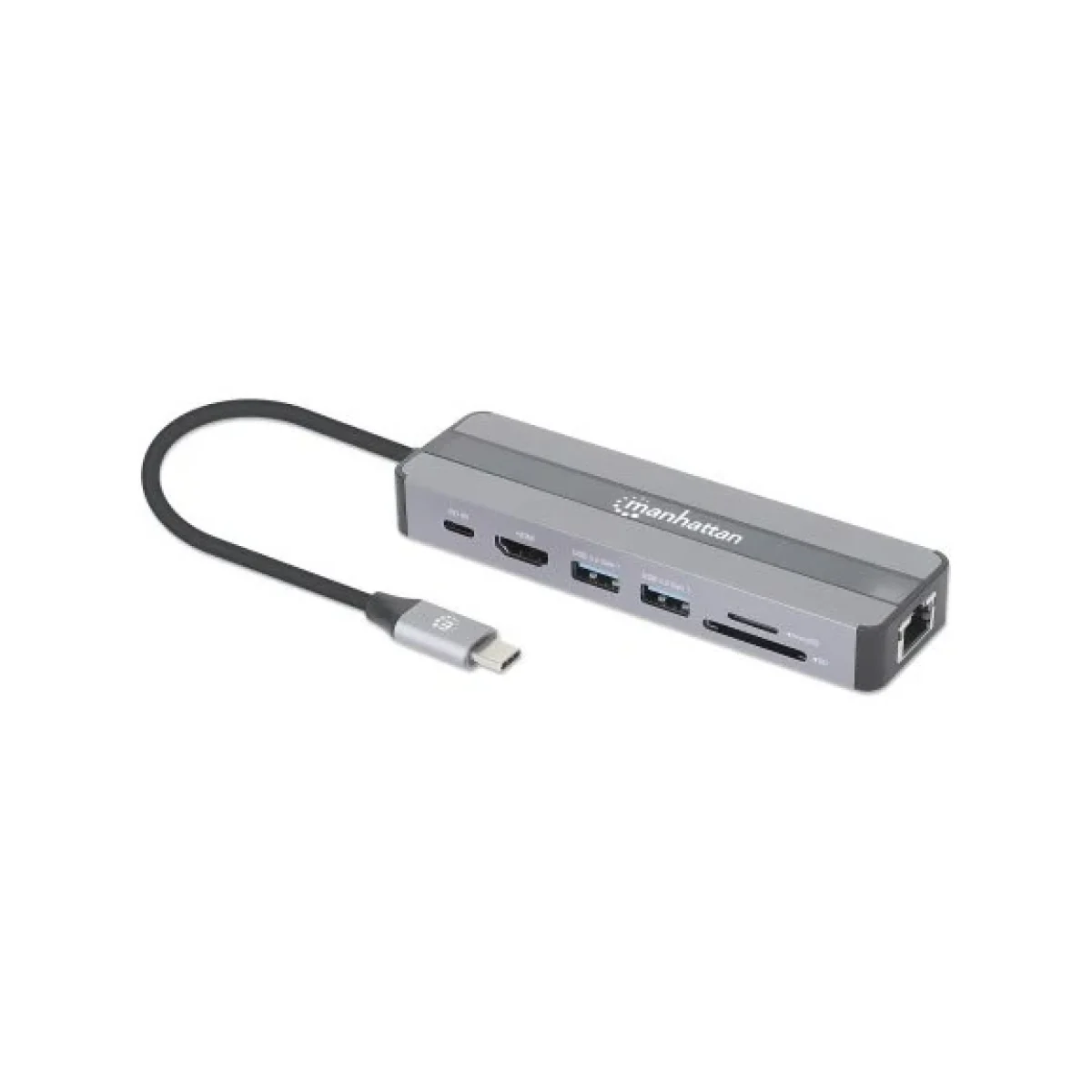 Docking Station Manhattan 153928 HDMI USB USB C RJ 45 SD Slot 153928