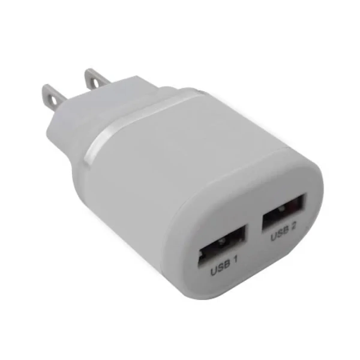 Cargador de Pared BRobotix 161264B USB 2 Puertos Blanco 161264B