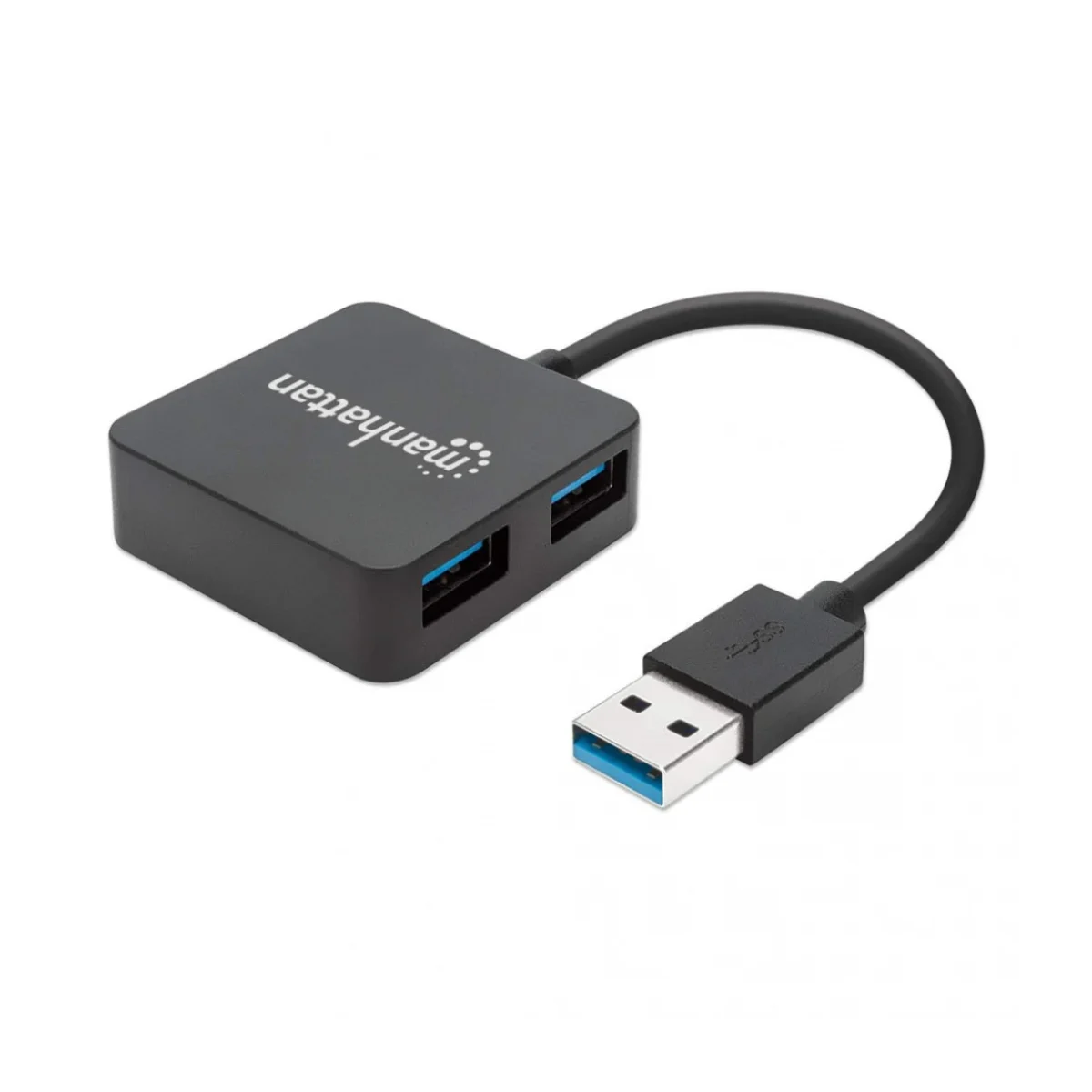 HUB Manhattan USB 30 4 Puertos Sin Fuente 162296