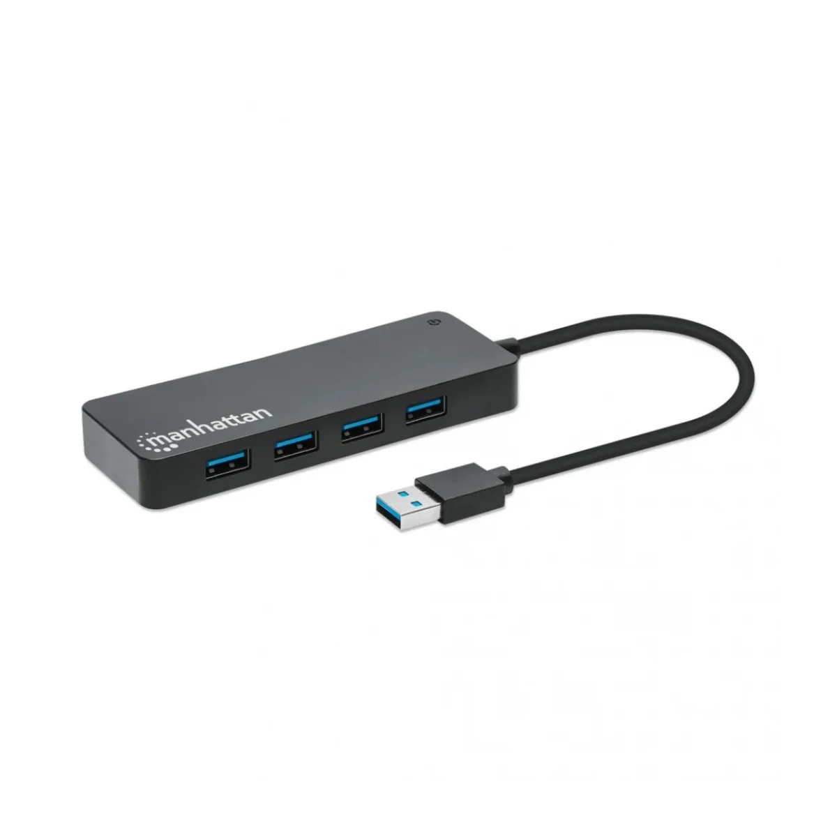 Hub USB Manhattan 168403 USB A a 7x USB 3 2 Negro 168403