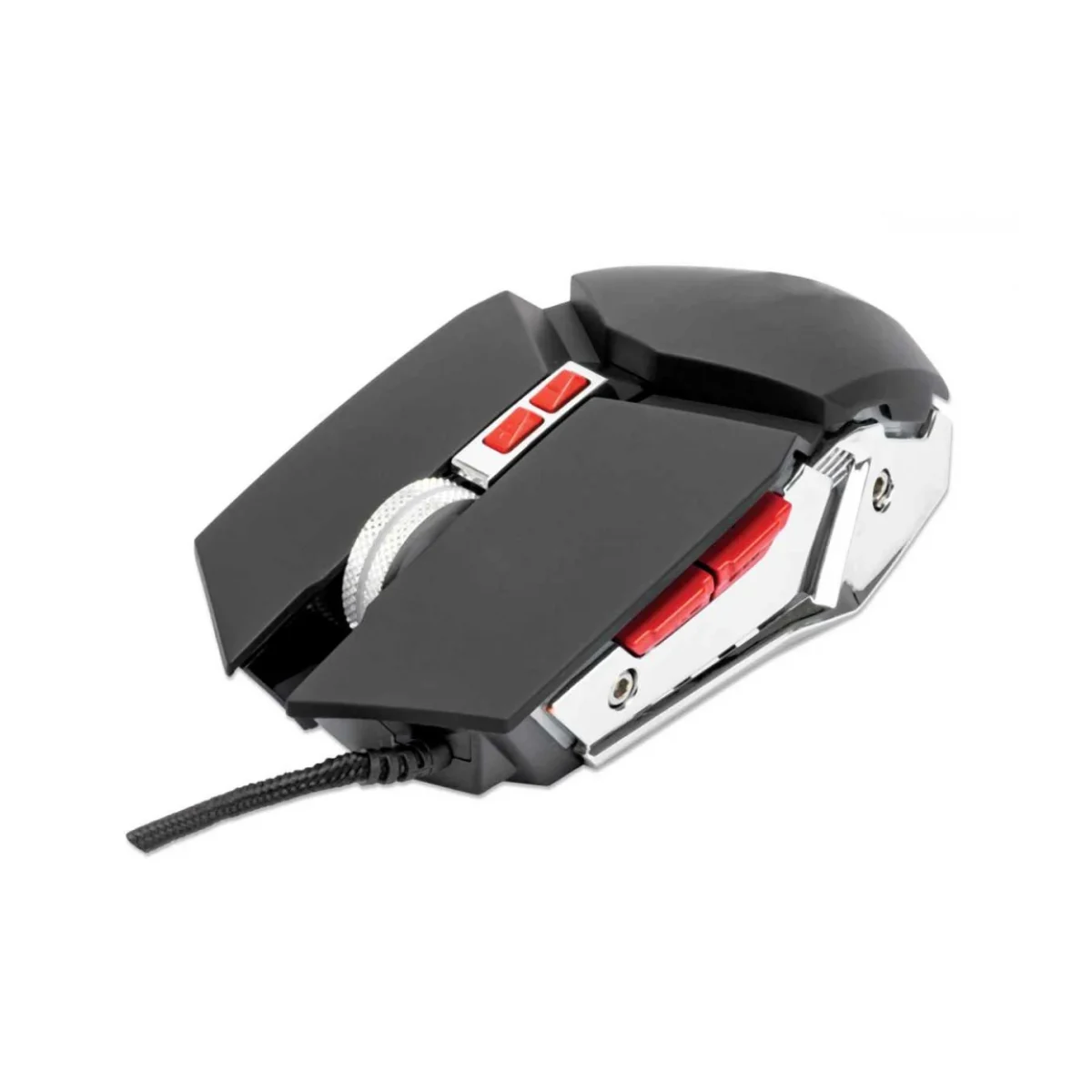 Mouse Gamer Manhattan Alambrico 7 Botones Ambidiestro Iluminacion LED 179348