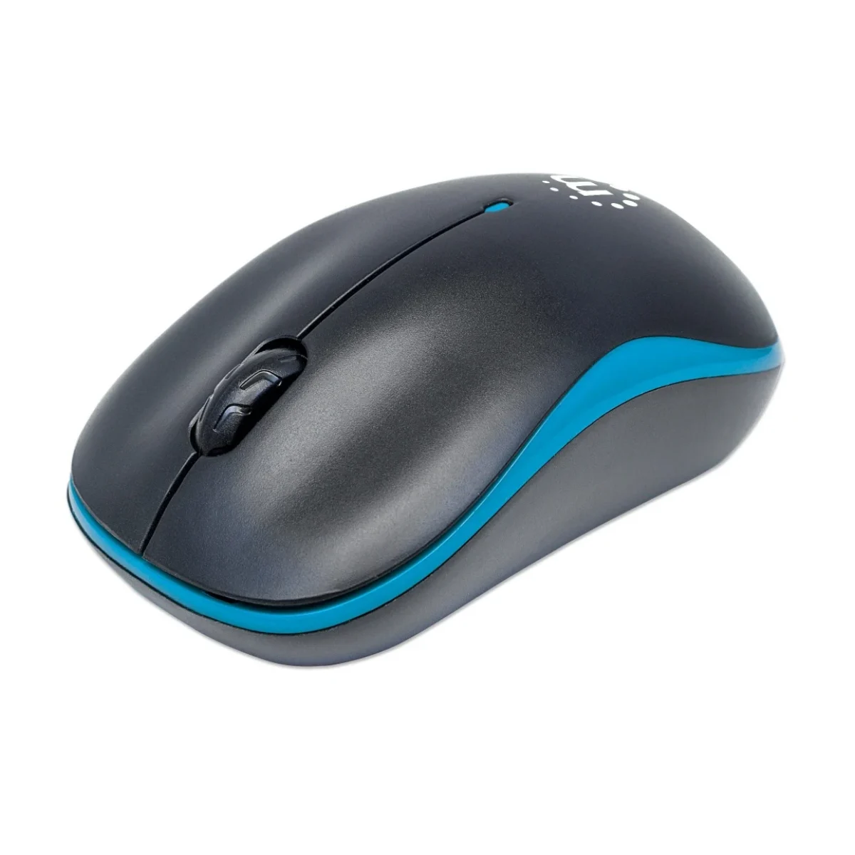 Mouse Manhattan 179416 Inalambrico USB Negro azul 179416