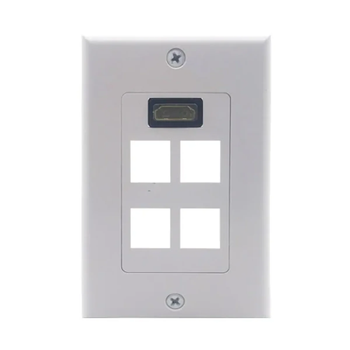 Placa de Pared BRobotix HDMI 4 Salidas Blanco 1804 180404