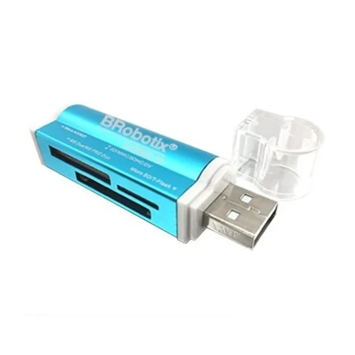 Lector de Tarjetas SD BRobotix USB 20 Azul 180420A
