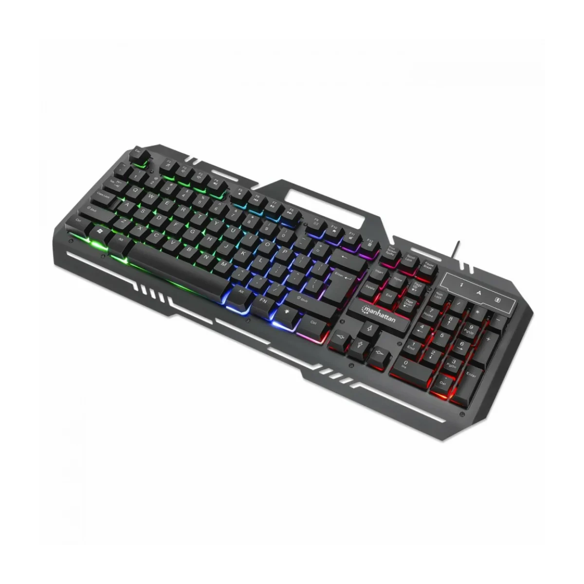 teclado gamer manhattan 180610 alambrico usb espan 180610