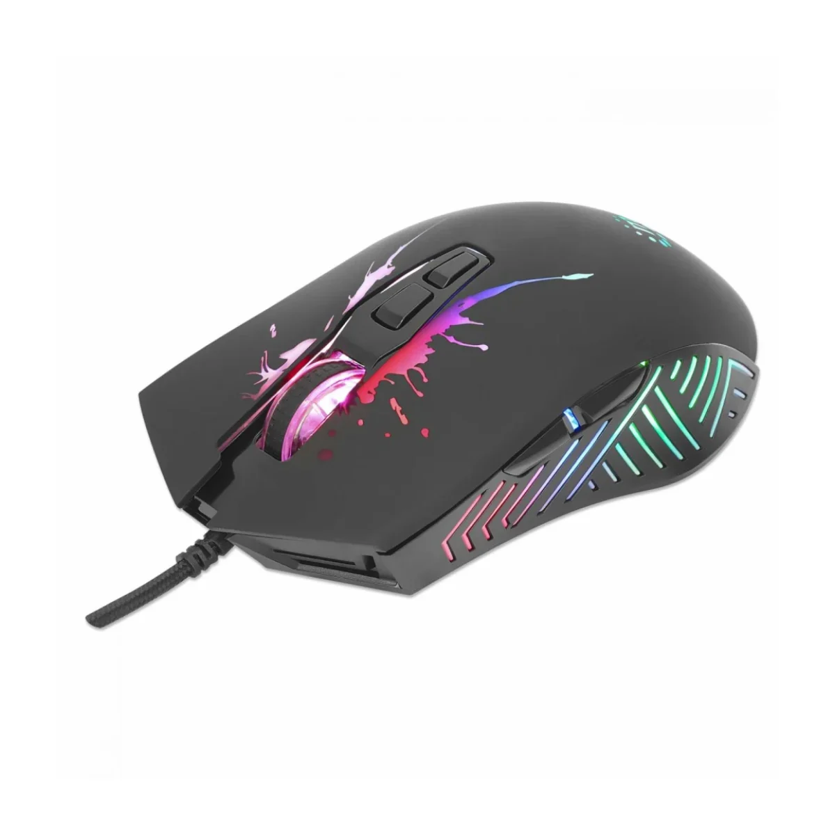 Mouse Gamer Manhattan 190220 Alambrico 7 Botones RGB 190220