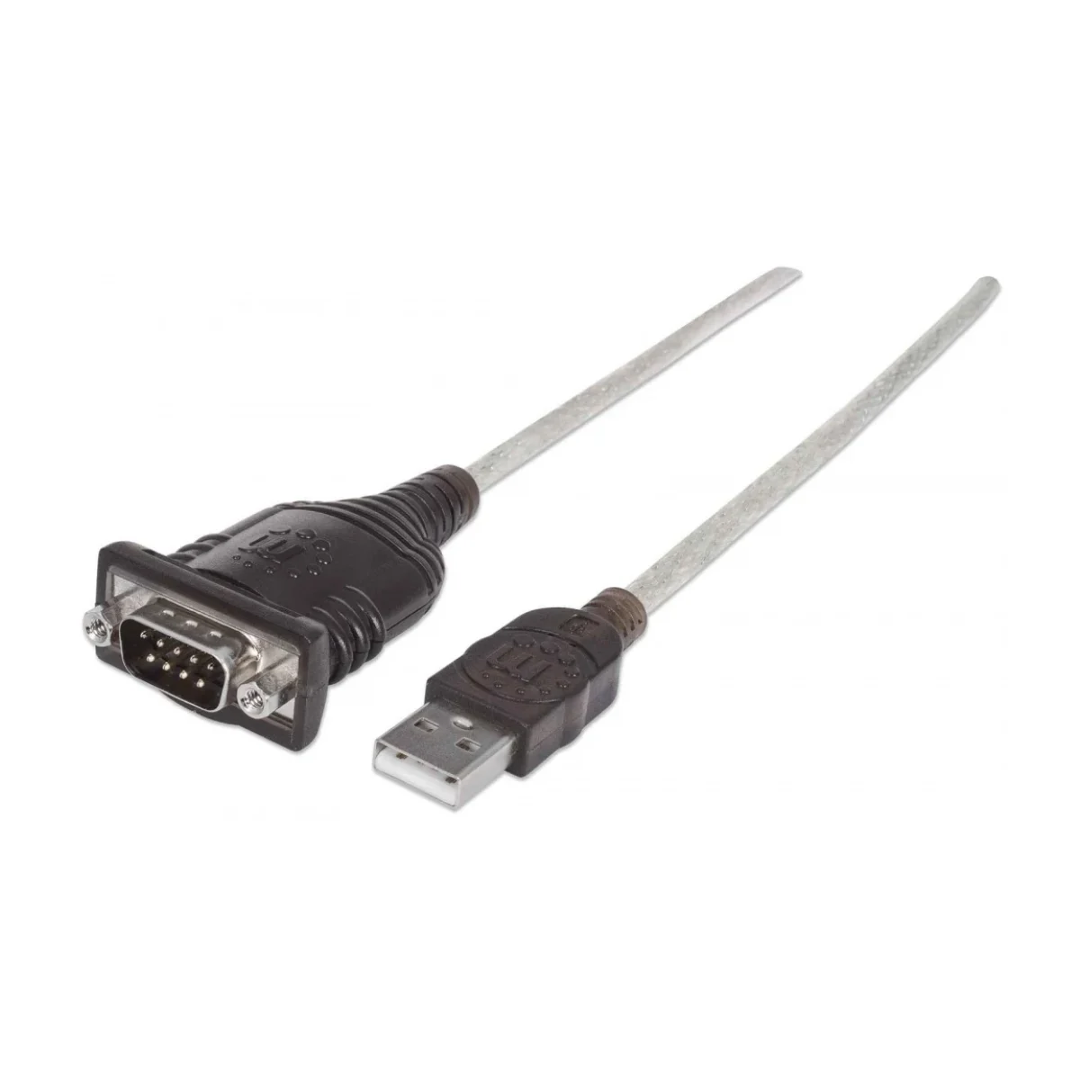Convertidor Manhattan USB a Serial DB9M BULK 205153