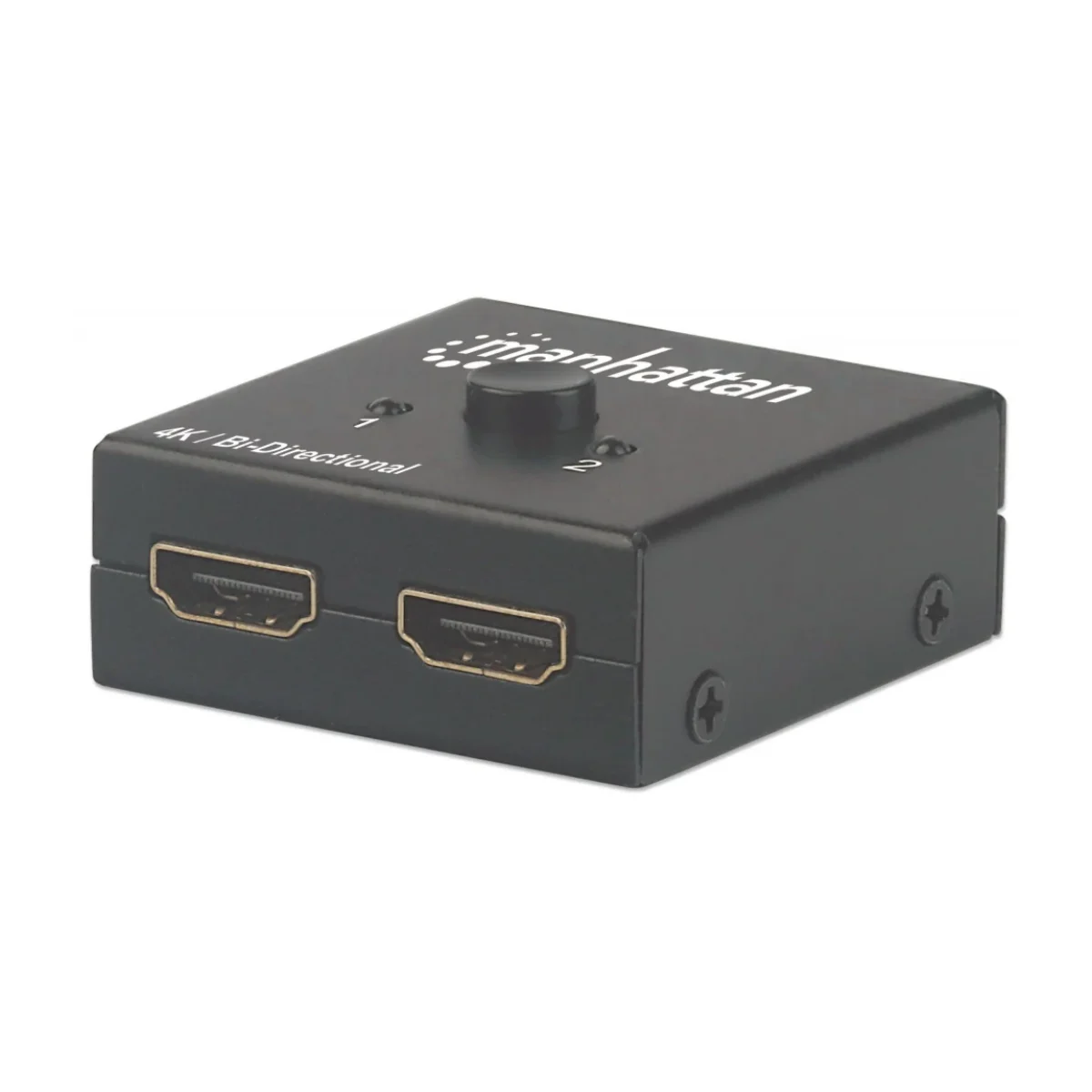 switch manhattan 207850 2x hdmi 4k 60hz bidireccional 207850