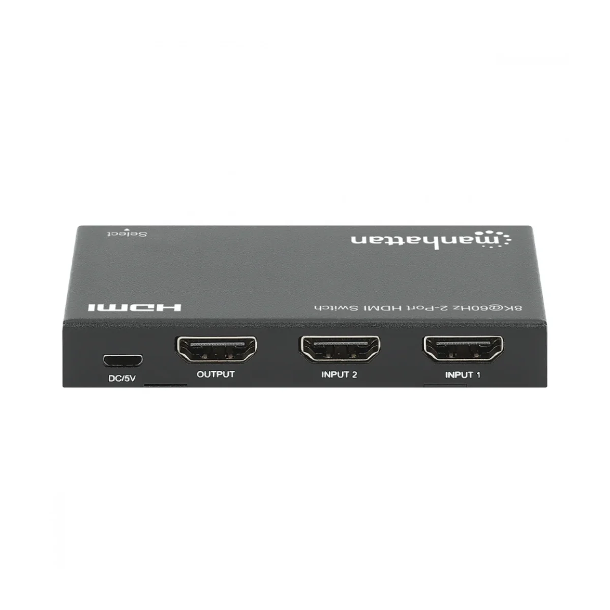 switch manhattan 207942 2x hdmi 8k 60hz negro 207942
