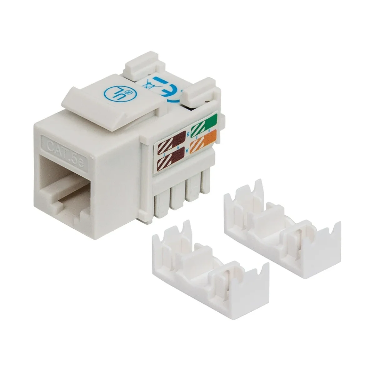 Jack Intellinet Cat5e RJ 45 Blanco 210355