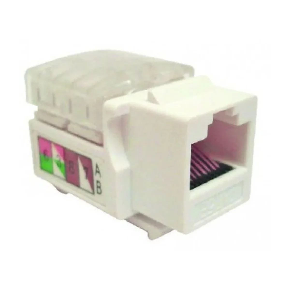 Jack BRobotix Cat6 RJ 45 Blanco 230300