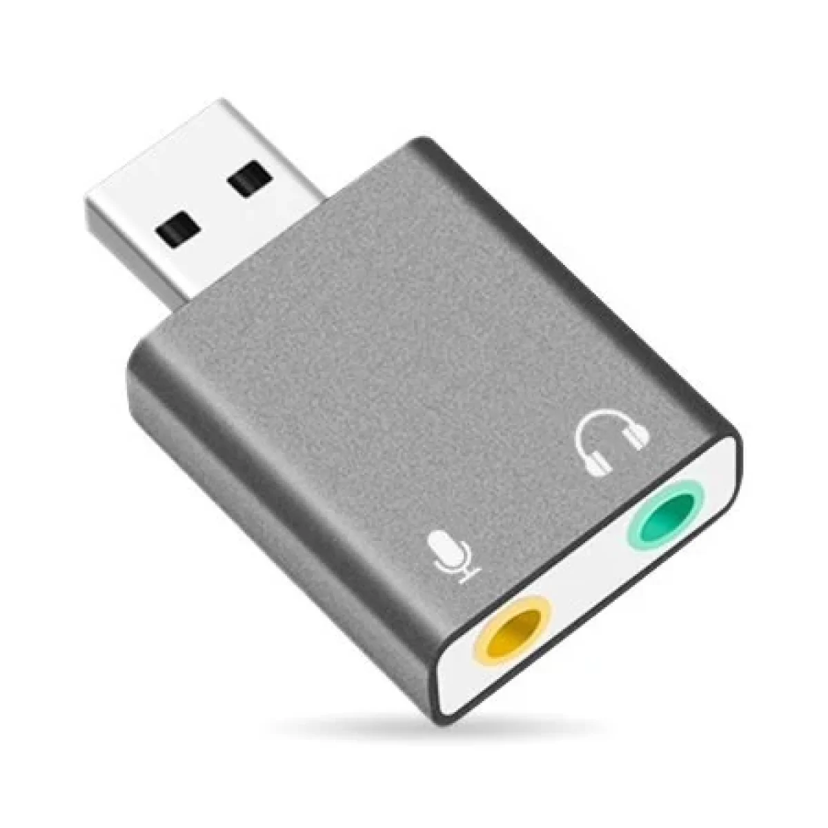 Convertidor BRobotix 263571 USB a Audio 71 35 mm Gris Metalico 263571