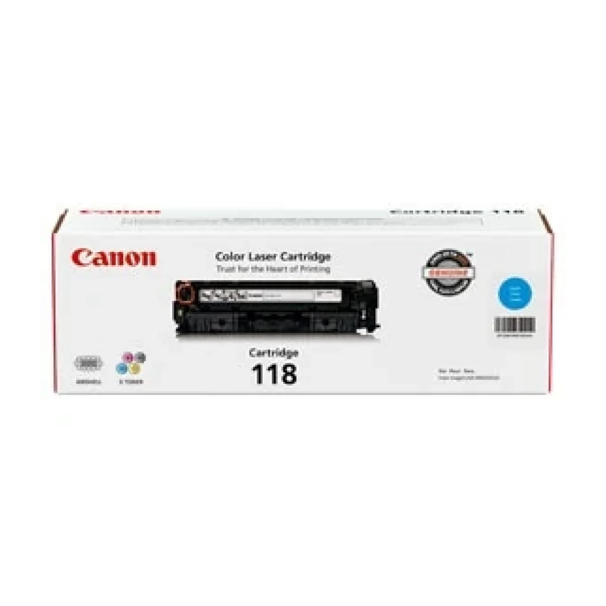 Cartucho Toner Canon 118 Negro Cian Magenta Amarillo 2661B001AA