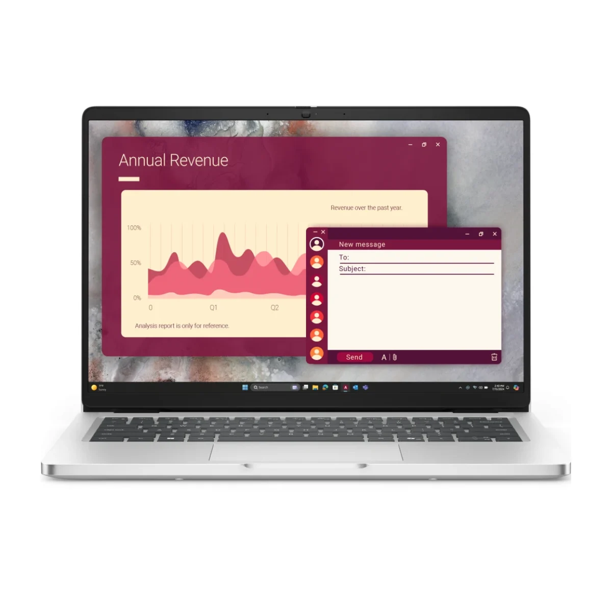 Laptop Dell Pro PC14250 14 Pulgadas Intel Core Ultra 7 16GB RAM 512GB SSD