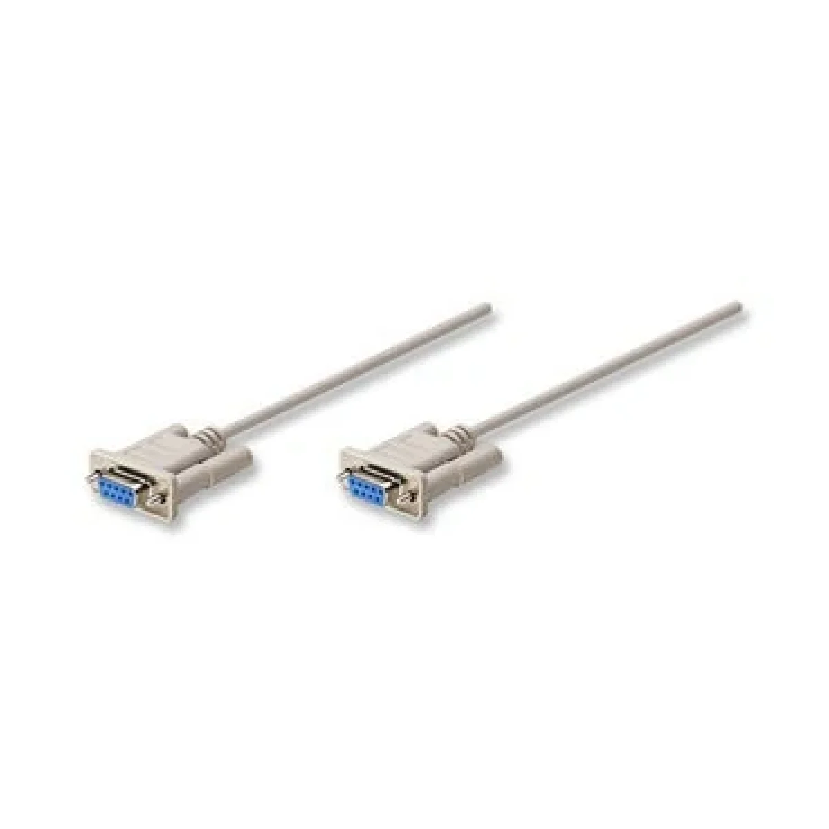 cable null modem manhattan db9 hembra 18m 301404