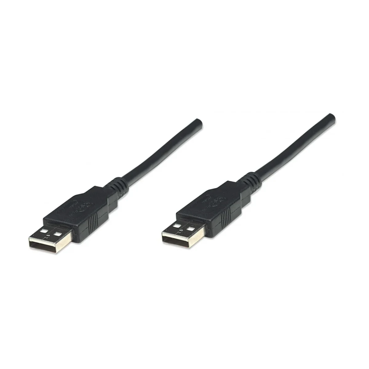 Cable USB 20 Manhattan A A 18 metros Negro 306089