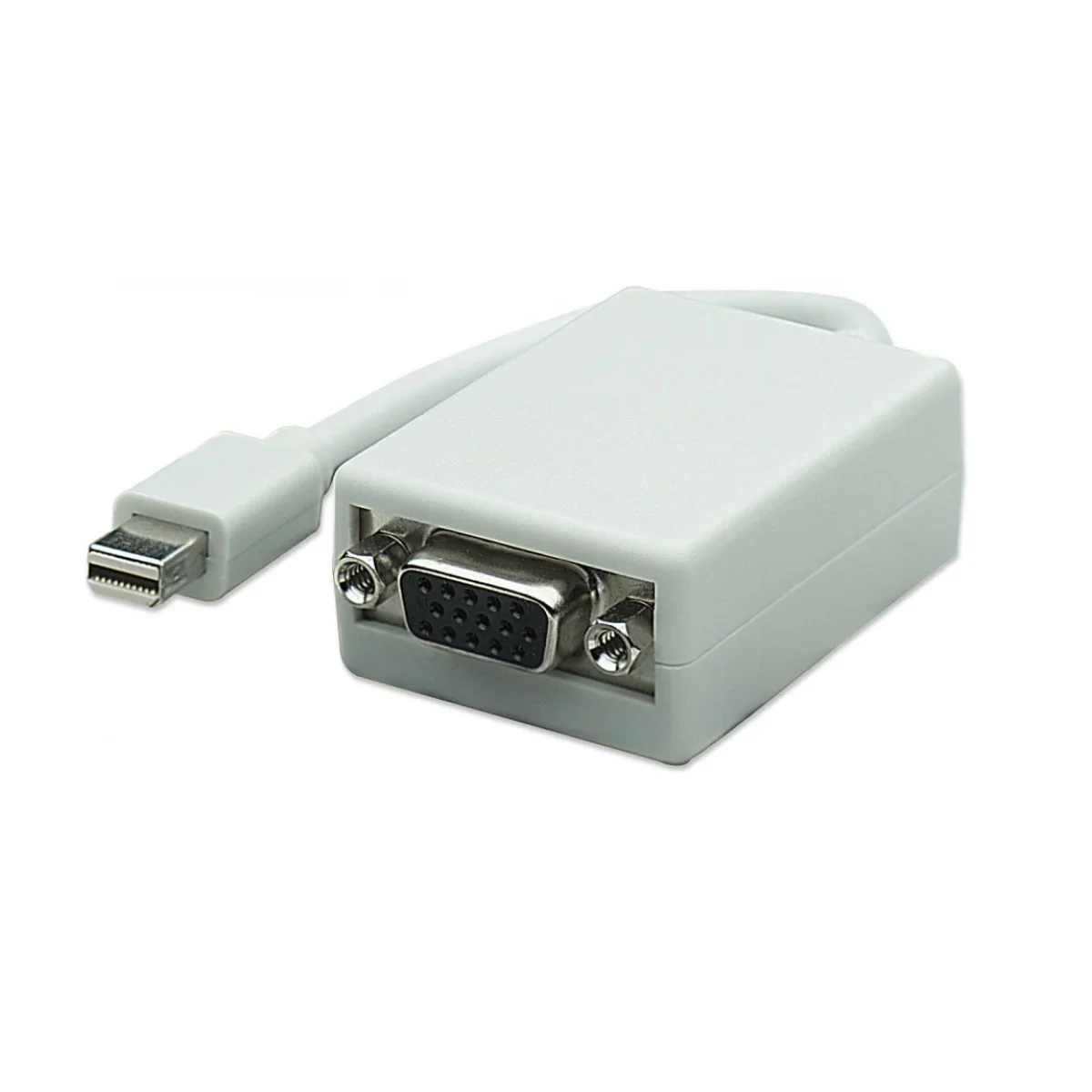 Convertidor Manhattan Mini DisplayPort a VGA Blanco En Bolsa 322508