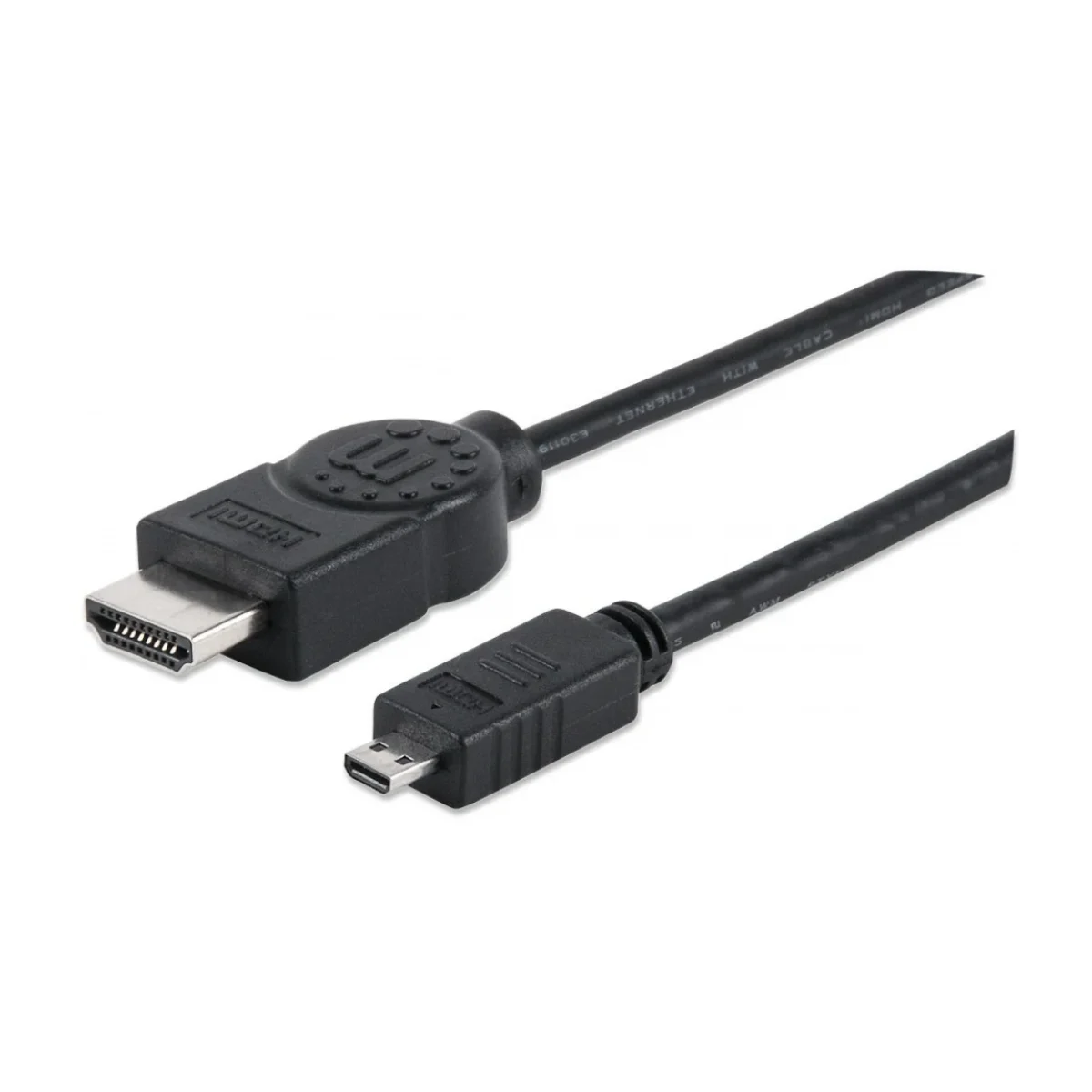 Cable Manhattan Video HDMI Macho a HDMI Micro Macho 2Mts Negro 324427