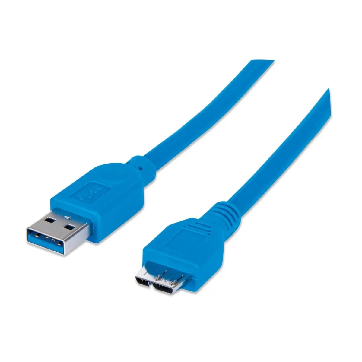 Cable Manhattan USB 30 A Macho Micro B Macho 20Mts Azul 325424
